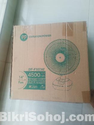 Rechargeable Table Fan 14 Inchi